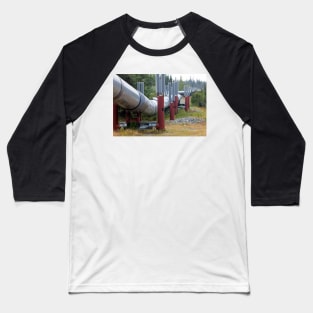 Trans-Alaska oil pipeline (C022/5657) Baseball T-Shirt